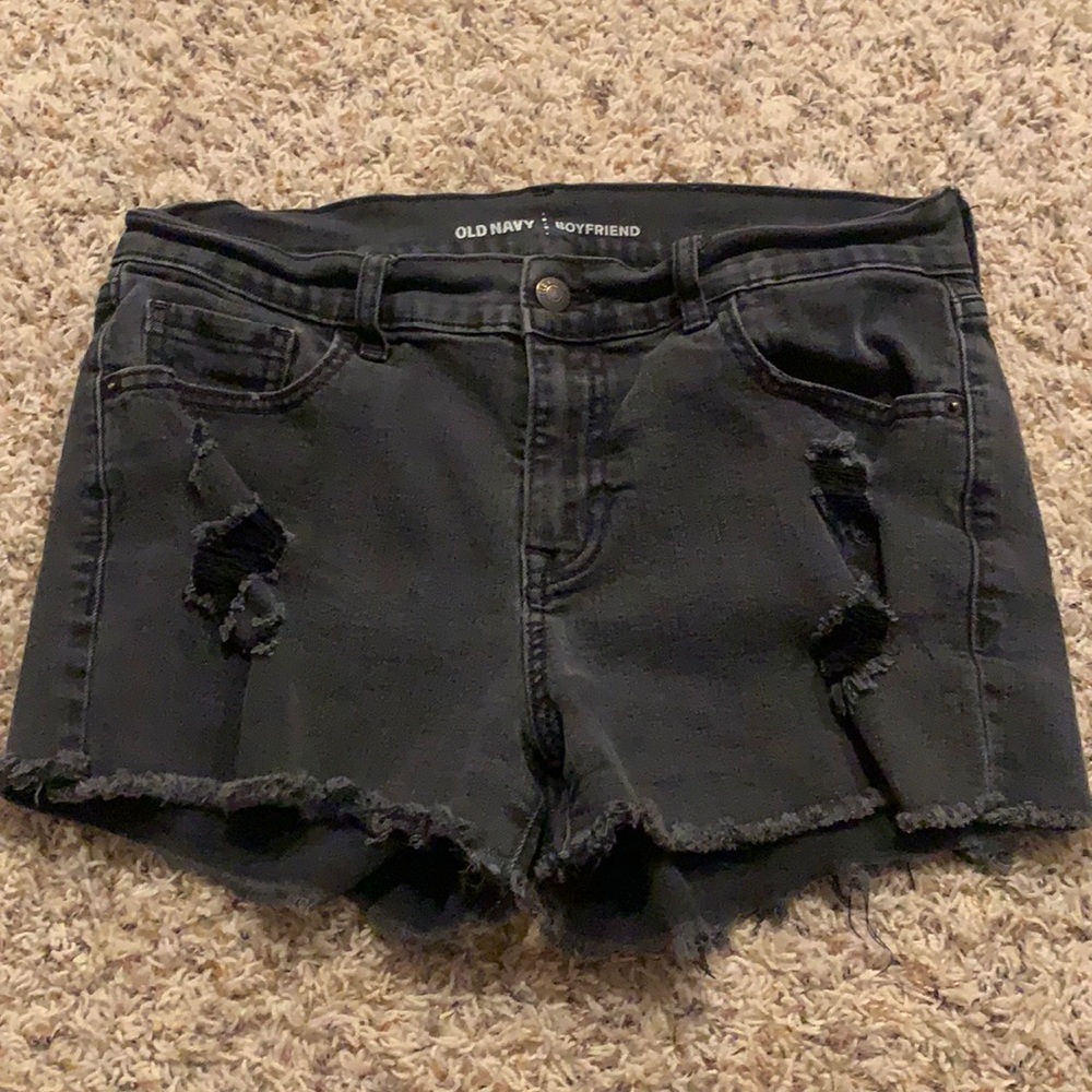 These are size 8, old navy, boyfriend shorts